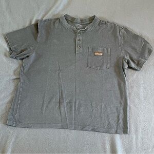 Patagonia henley t shirt‎ mens size XL pre-owned condition gray